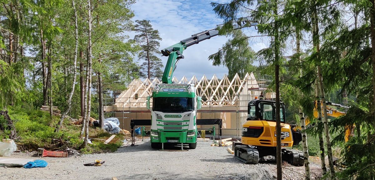 Privat villa i KL-trä